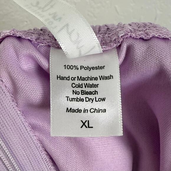 Lucy in the Sky Jacquard Corset Mini Dress in Lilac Size XL - Picture 6 of 6